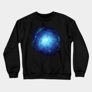 Cloud Tunnel watercolor painting Crewneck Sweatshirt